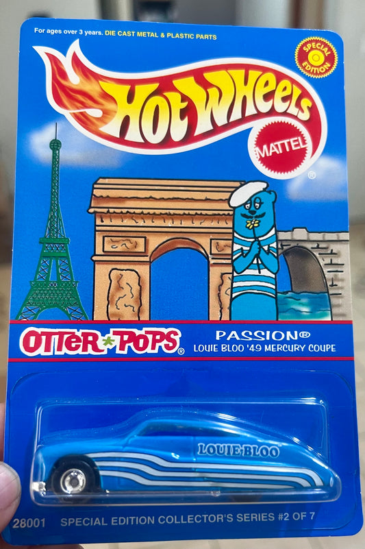 2000 Hot Wheels Otter Pops Passion Louie Bloo '49 Mercury Coupe Special Edition