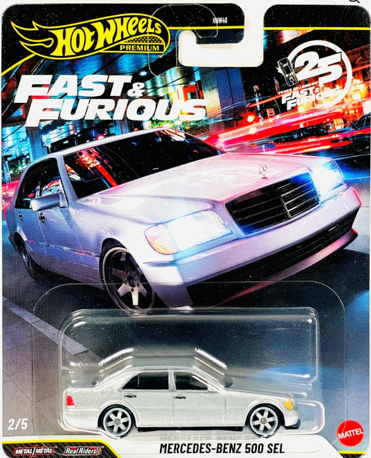 hot wheels mercedes-benz 500 sel fast and furious 25
