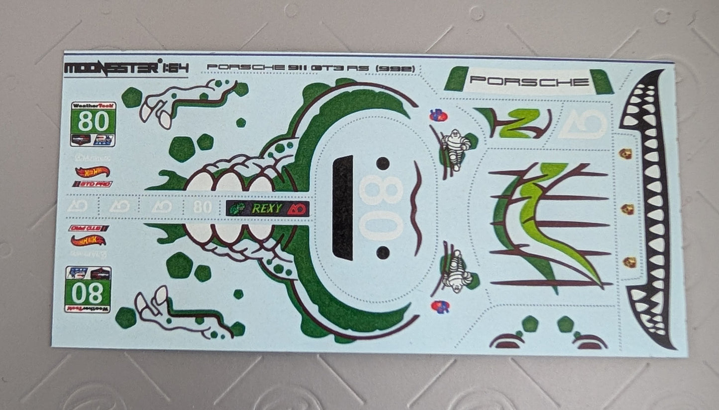 Decals Rexi al agua importado de alta calidad