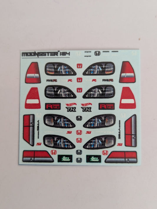 Decals premium, tinta blanca y alta calidad importado de mexico