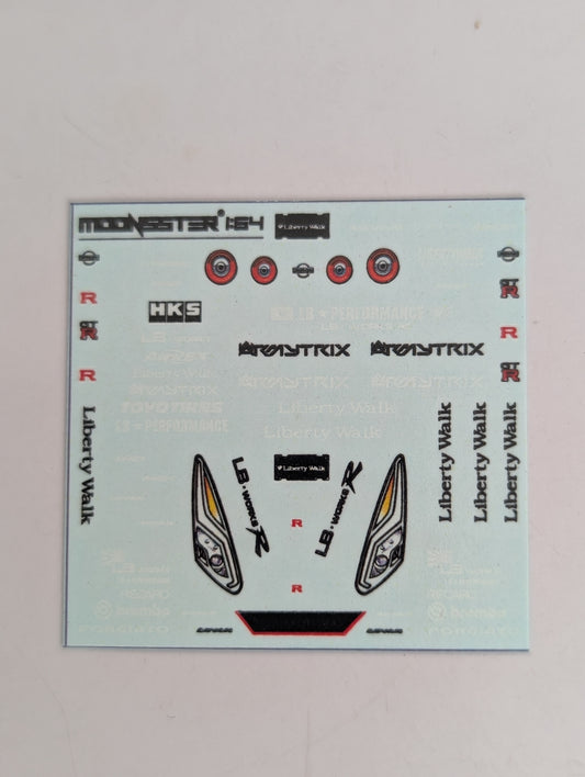 Decals premium, tinta blanca y alta calidad importado de mexico