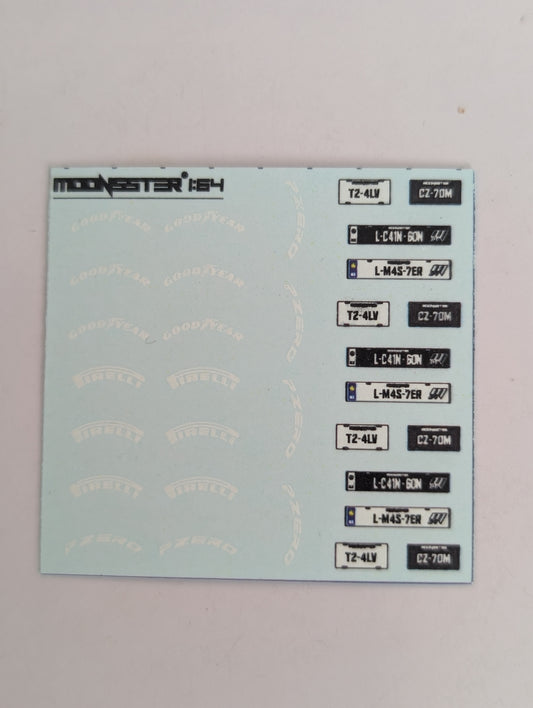 Decals premium, tinta blanca y alta calidad importado de mexico