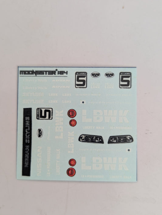 Decals premium, tinta blanca y alta calidad importado de mexico